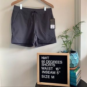 NWT 90 Degree by Reflex Performance Shorts